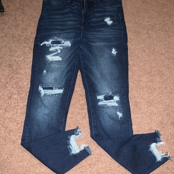 American Eagle Outfitters Denim - AEO PATCHED RIPPED JEANS